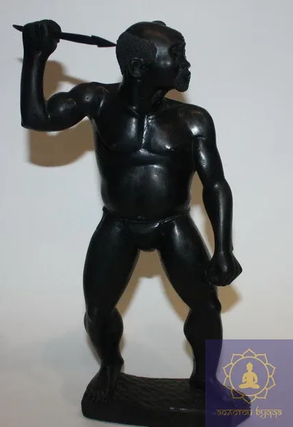 Воин - черное дерево, Африка.