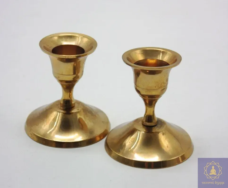 Подсвечник латунь.