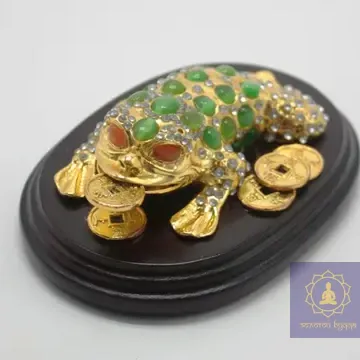 Жаба бронза, позолота.