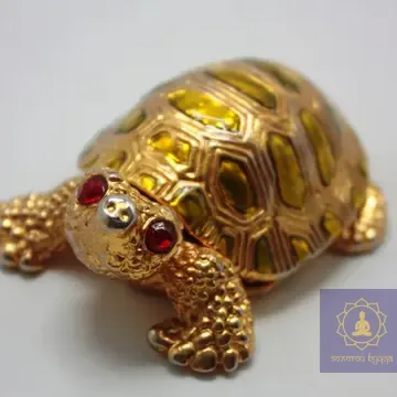 Скринька позолота черепаха
