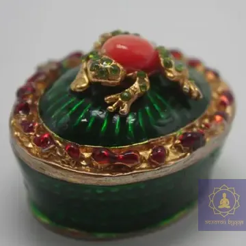 Скринька позолота жаба