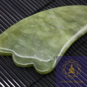 Скребок Гуаша нефрит Жад лапа 3-х палая