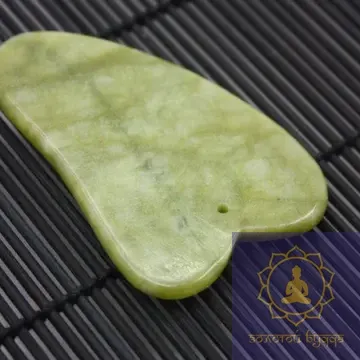 Скребок Гуаша нефрит Жад лапа малая