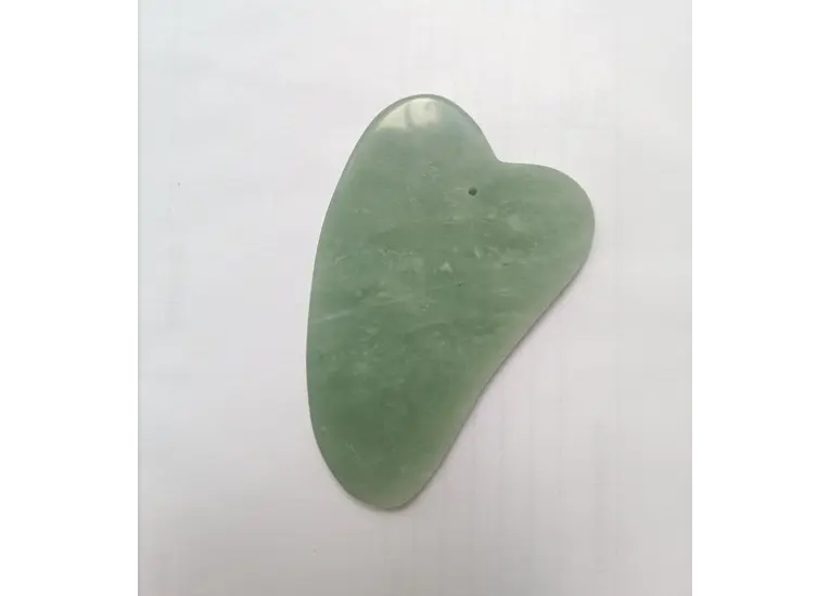 Скребок Гуаша классическая лапка нефрит