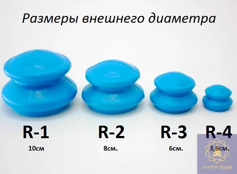 Гумова вакуумна банка маленька R-3, 6 см