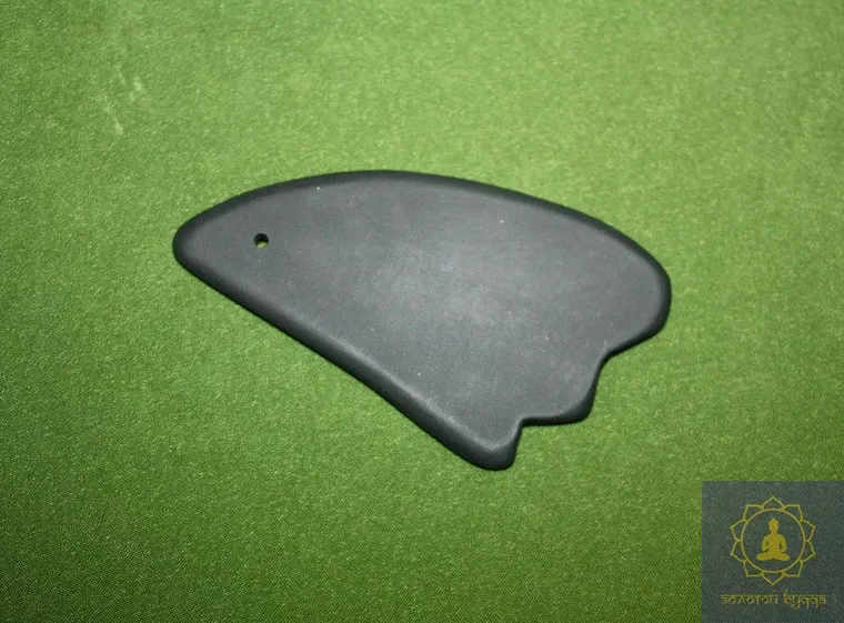 Гуаша скребок шунгіт Бянь Ши лапка 3-х пала