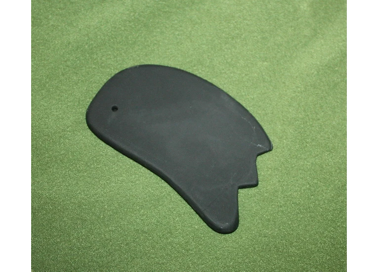 Скребок шунгіт Гуаша Бянь Ши лапка 3х-пала