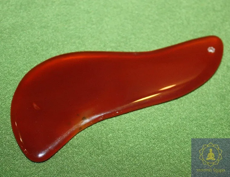 Скребок Гуаша сердолік-агат хвиля