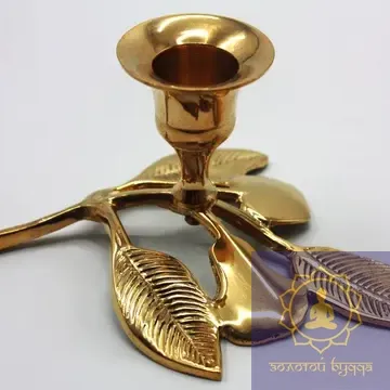 Подсвечник латунь.