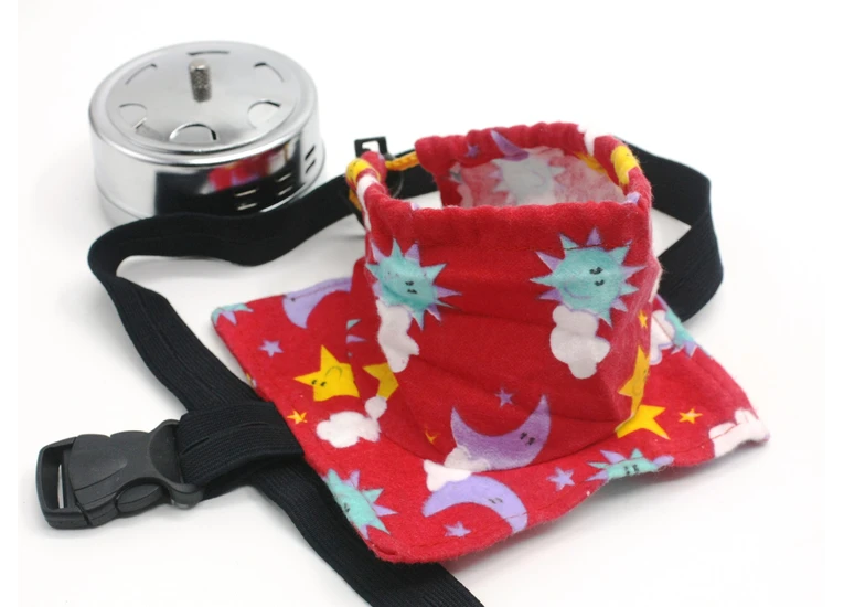 Чехол для держателя полынных мокс красный с узором