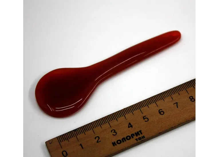 Гуаша скребок сердолик-агат ложка