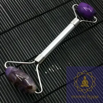 Ролик массажный, аметист.