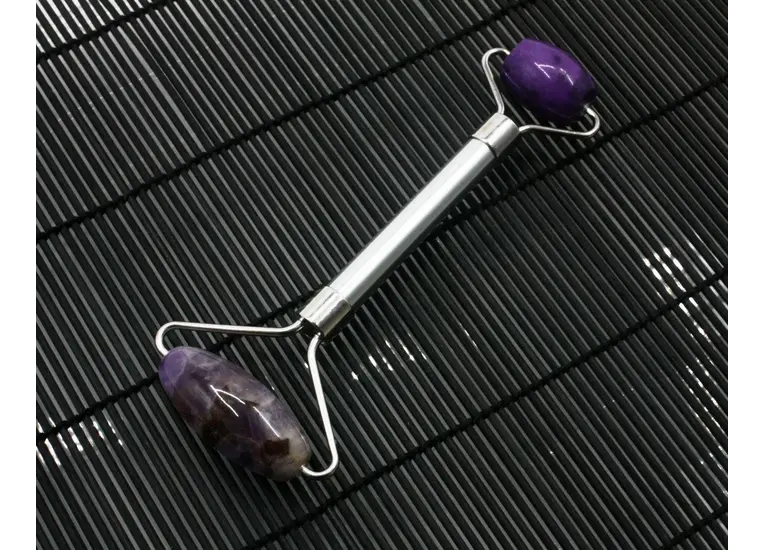 Ролик массажный, аметист.