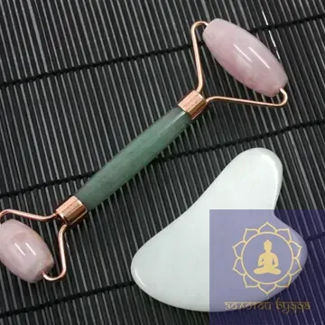 Масажний набір Гуа-ша, роллер та скребок.