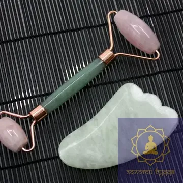 Масажний набір Гуа-ша, роллер та скребок.