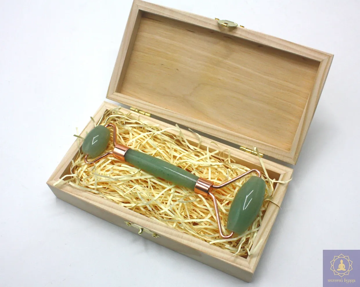 Масажер гуаша, ролик із нефриту.