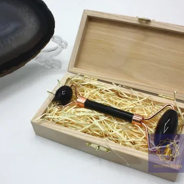 Масажер гуаша, ролик з агату.