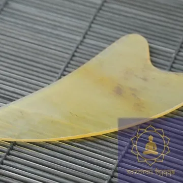 Скребок Гуаша кость-рог буйвола лапка большая