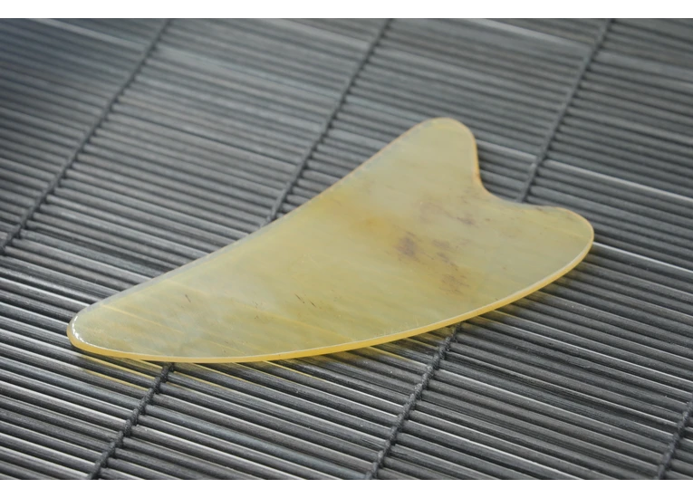 Скребок Гуаша кость-рог буйвола лапка большая