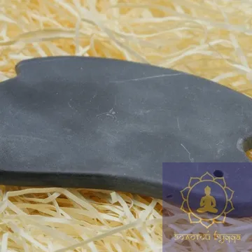 Скребок шунгіт Гуаша Бянь Ши п'ятипалий