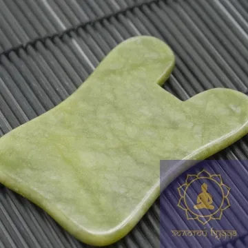 Скребок Гуаша нефрит Жад майка