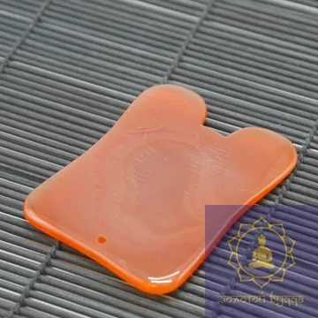 Гуаша скребок сердолик-агат майка