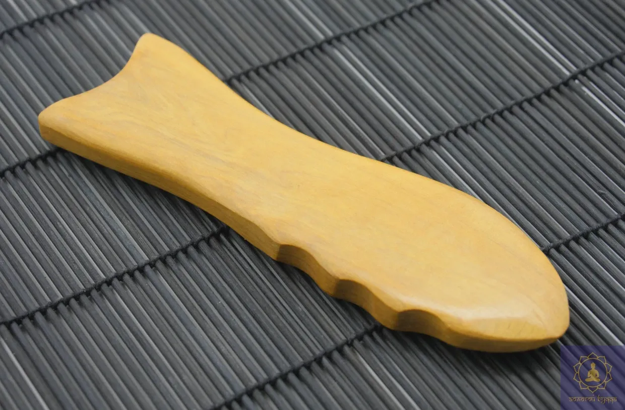 Гуаша скребок алоевое дерево рыбка с волной