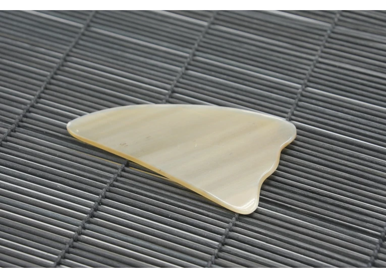 Скребок Гуаша ріг буйвола лапка 3х -пала світла