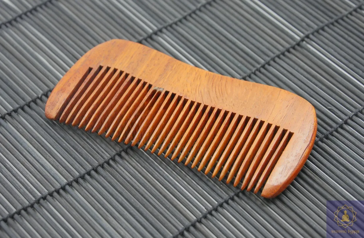 Скребок Гуаша  дерево, гребень вогнутый