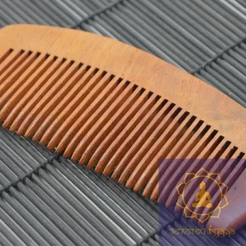 Скребок Гуаша  дерево, гребень округлый