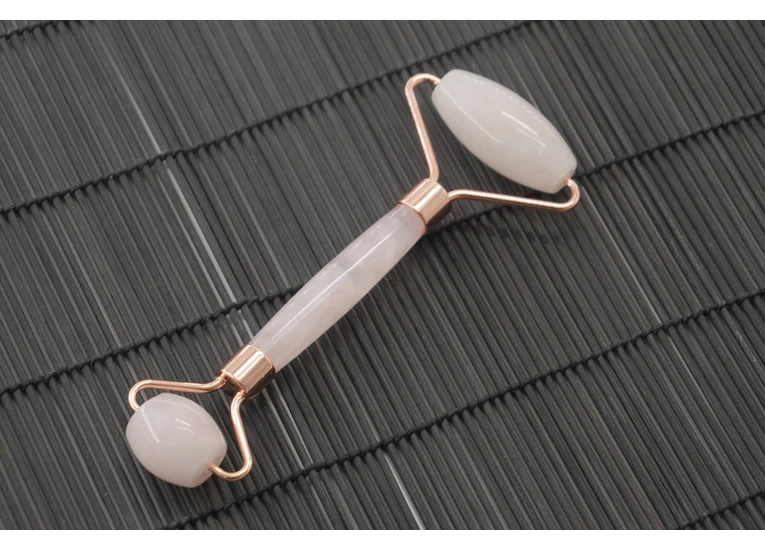 Роллер масажний, рожевий кварц.