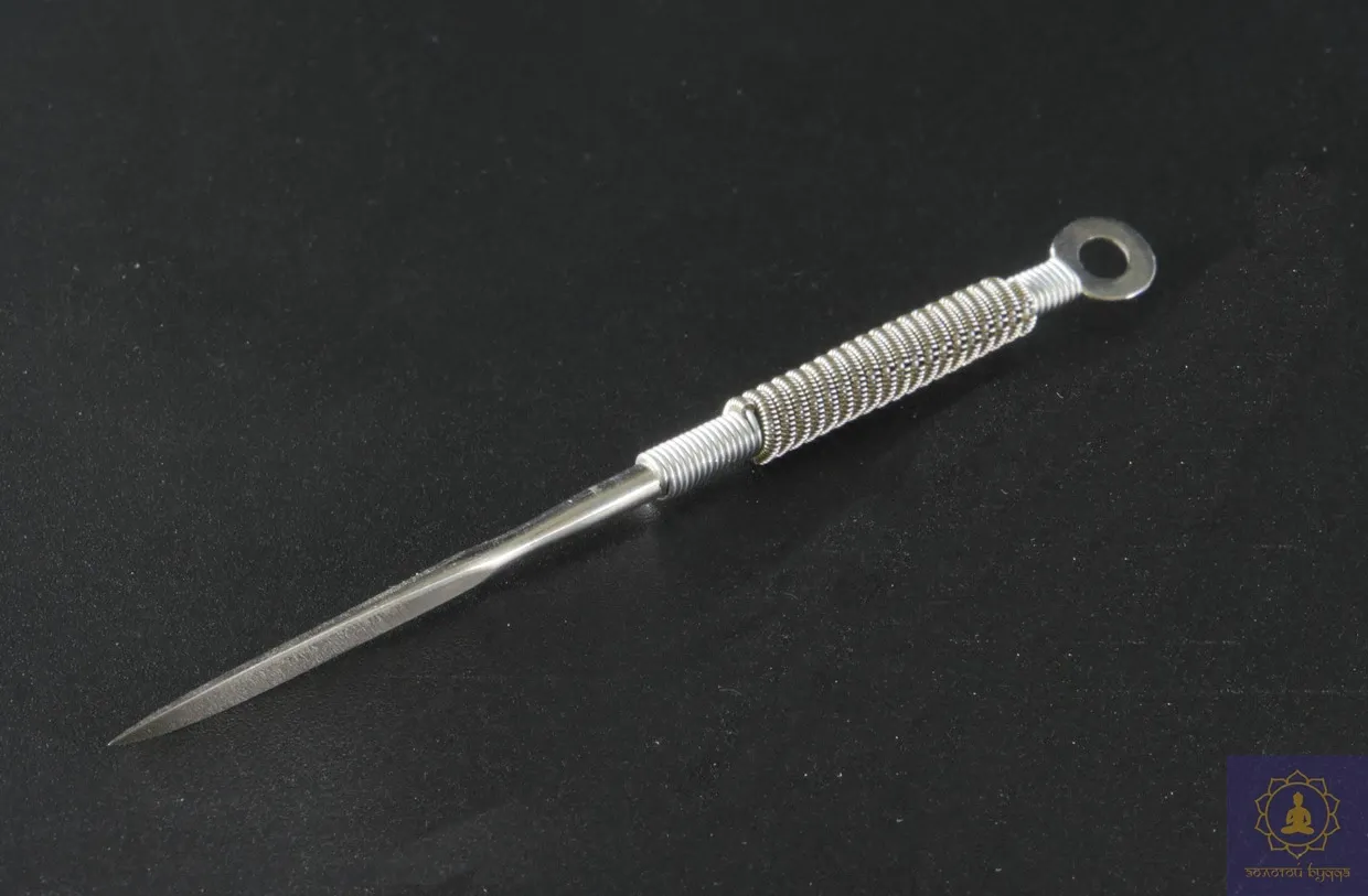 Трехгранная игла для акупунктуры 8 см