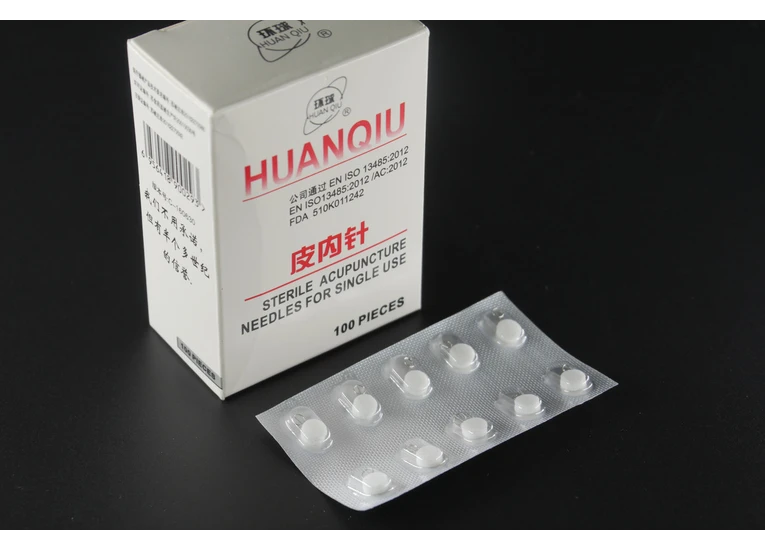 Стерильні аурикулярні вушні голки Huan Qiu Шпажка 0,2х5 мм 100 голок