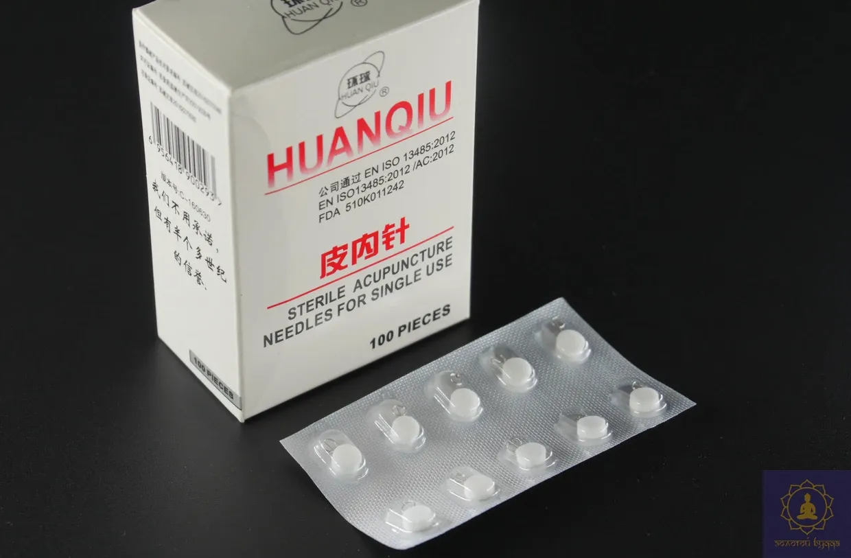Стерильні аурикулярні вушні голки Huan Qiu Шпажка 0,2х5 мм 100 голок