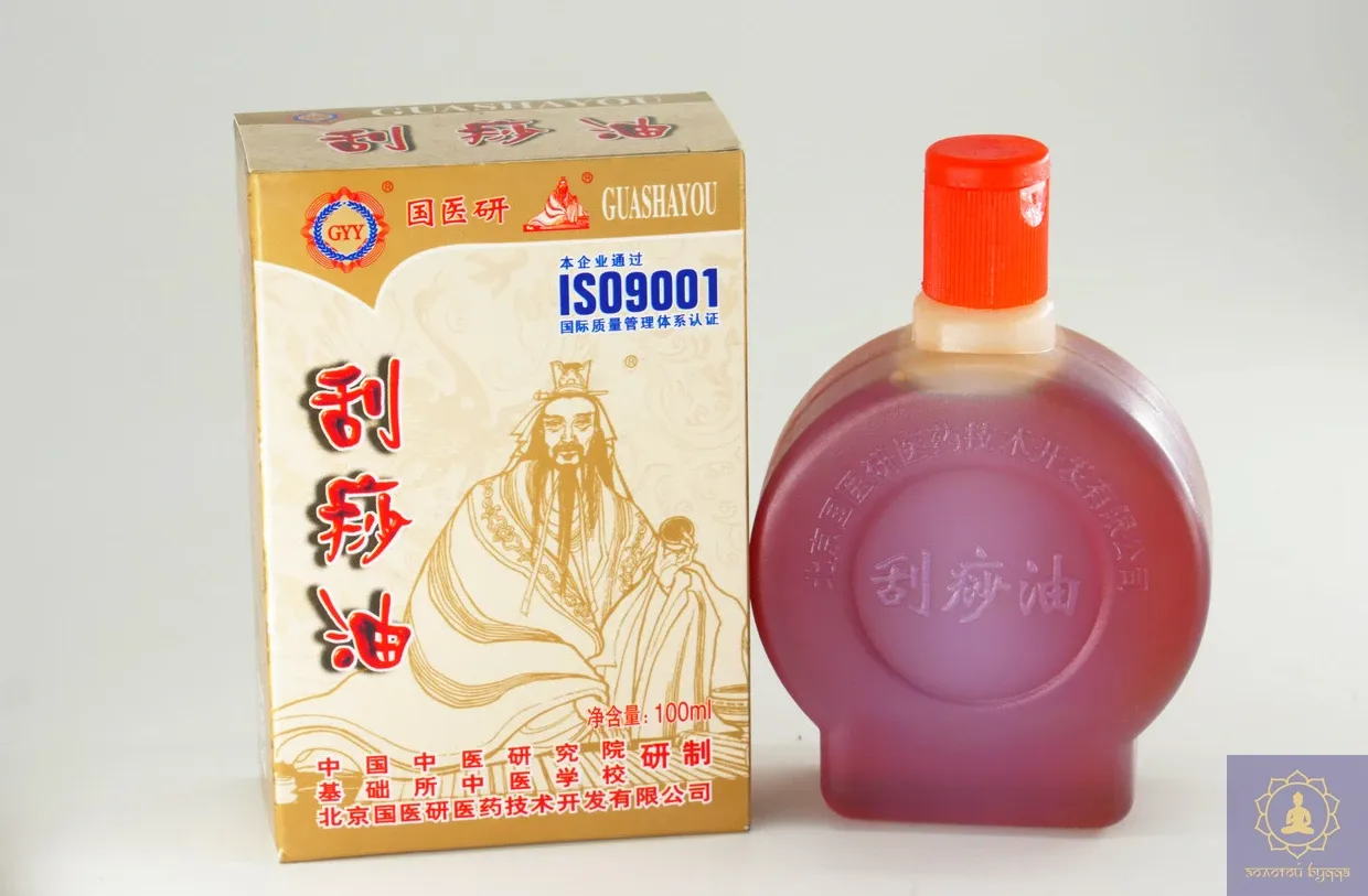 Масло массажное Гуаша красное прогревающее 100 мл