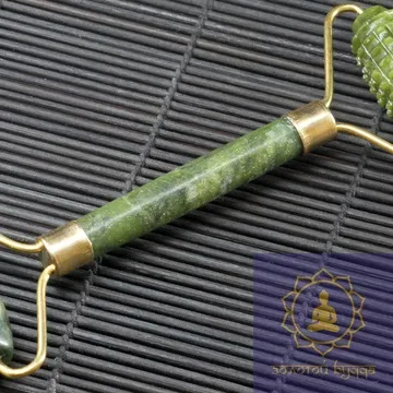 Ролик масажний, нефрит жад 