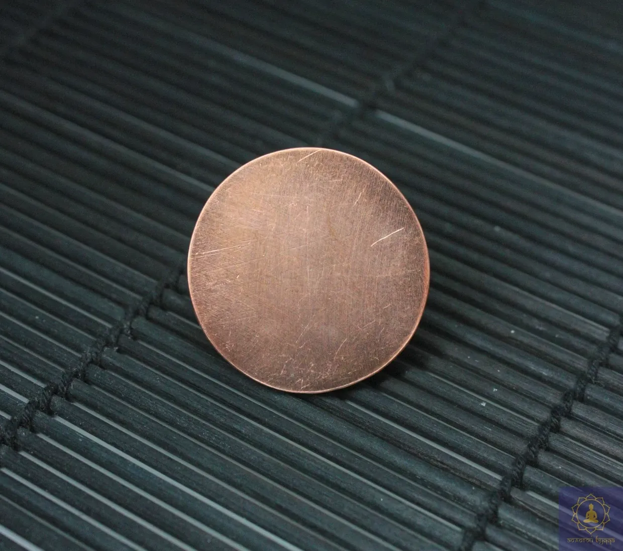 Скребок мідна монетка, d=2.7 см