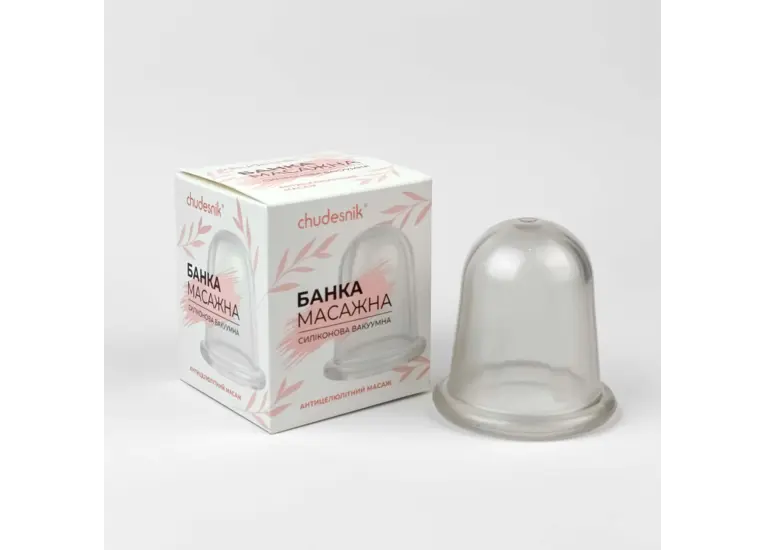 Силиконовая массажная вакуумная банка Чудесник 7 см