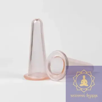 Набір вакуумних силіконових банок для обличчя Чудесник 37 мм, 2 шт.