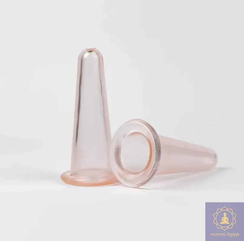 Набор вакуумных силиконовых банок для лица Чудесник 37 мм, 2 шт.