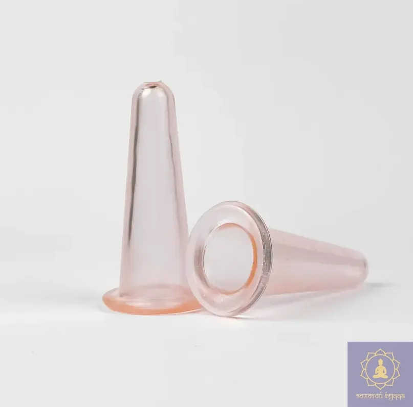 Набір вакуумних силіконових банок для обличчя Чудесник 37 мм, 2 шт.