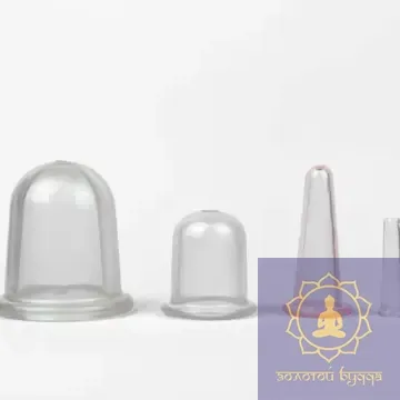 Набір вакуумних силіконових банок для обличчя та тіла Чудесник 4 шт.