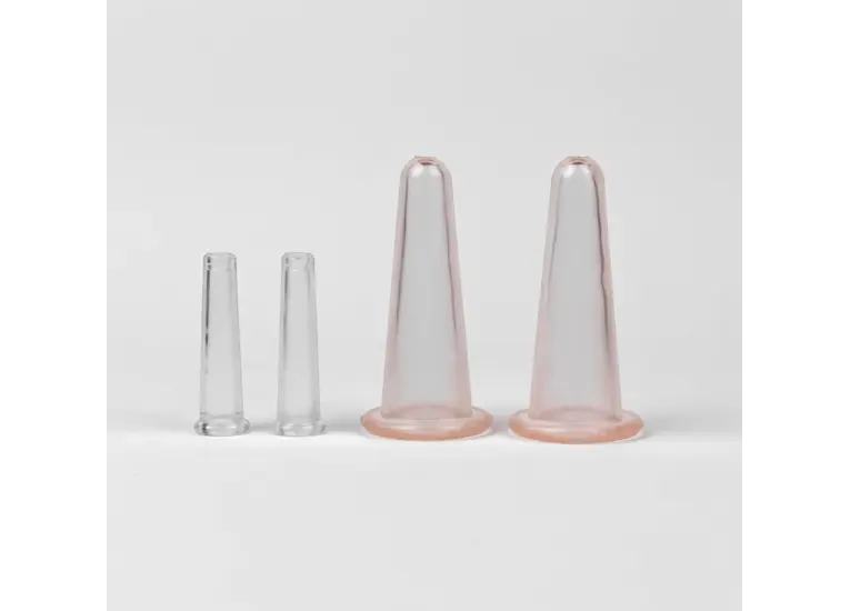 Набор вакуумных силиконовых банок для лица и век Чудесник