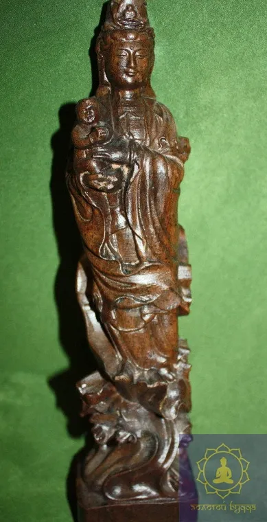 Резьба по дереву. Гуань-Инь.