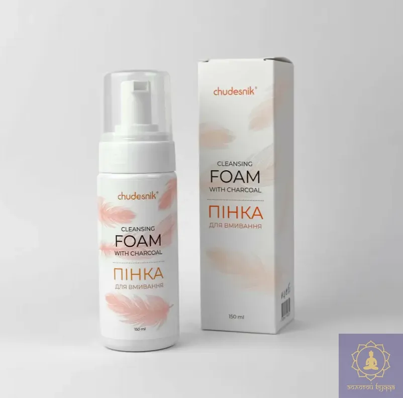 Пенка для умывания с древесным уголем и черной глиной 150 мл