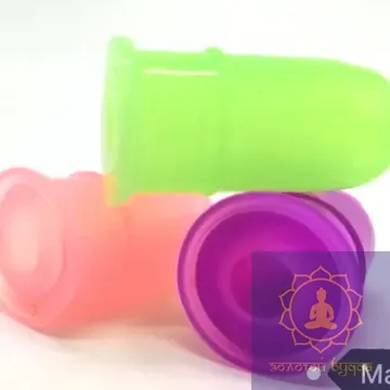 Банка безболісна силіконова для вакуумного масажу 4х2,2 см