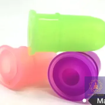 Банка безболісна силіконова для вакуумного масажу 4х2,2 см