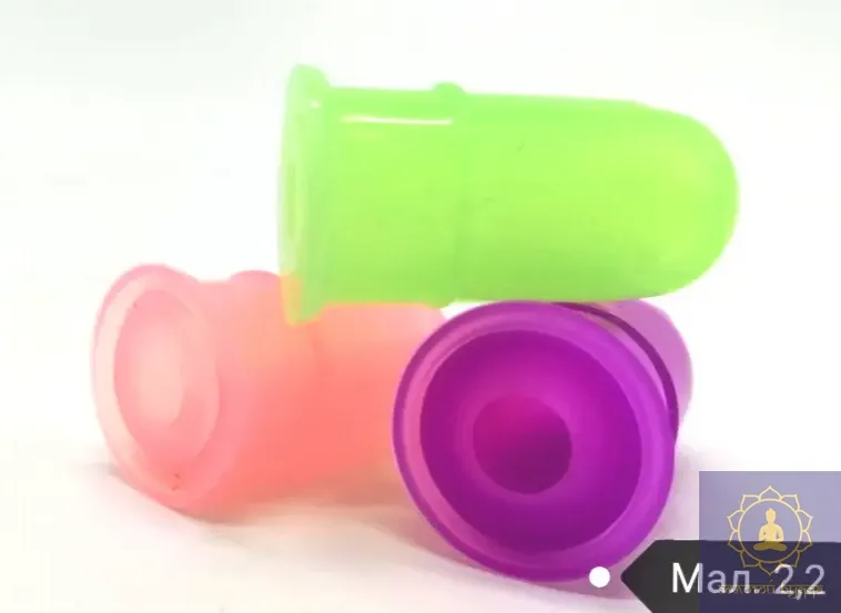 Банка безболезненная силиконовая для вакуумного массажа 4х2,2 см