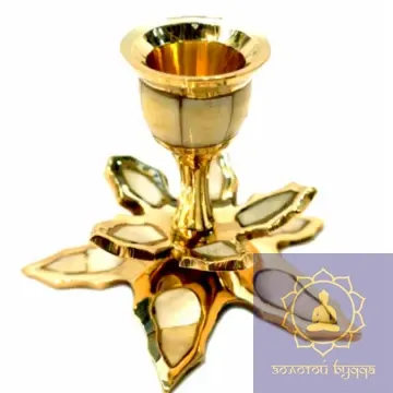 Підсвічник метал із перламутром