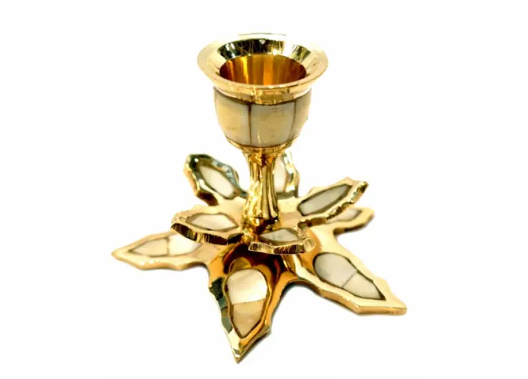 Підсвічник метал із перламутром